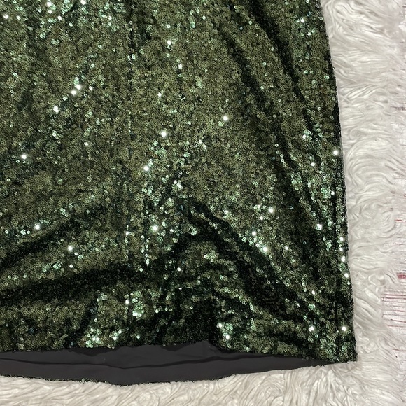 NBD Revolve Green Halter Winner Mini Sequin Backless Dress - Picture 8 of 11
